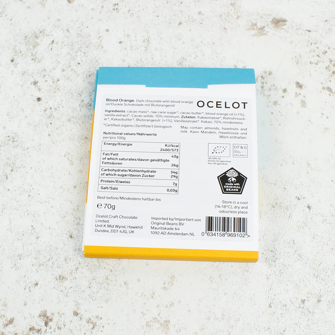 Organic 70% Dark Chocolate - Blood Orange