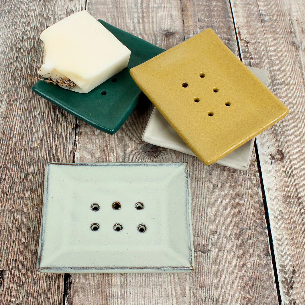 Maati Stoneware Rectangular Soap Dish
