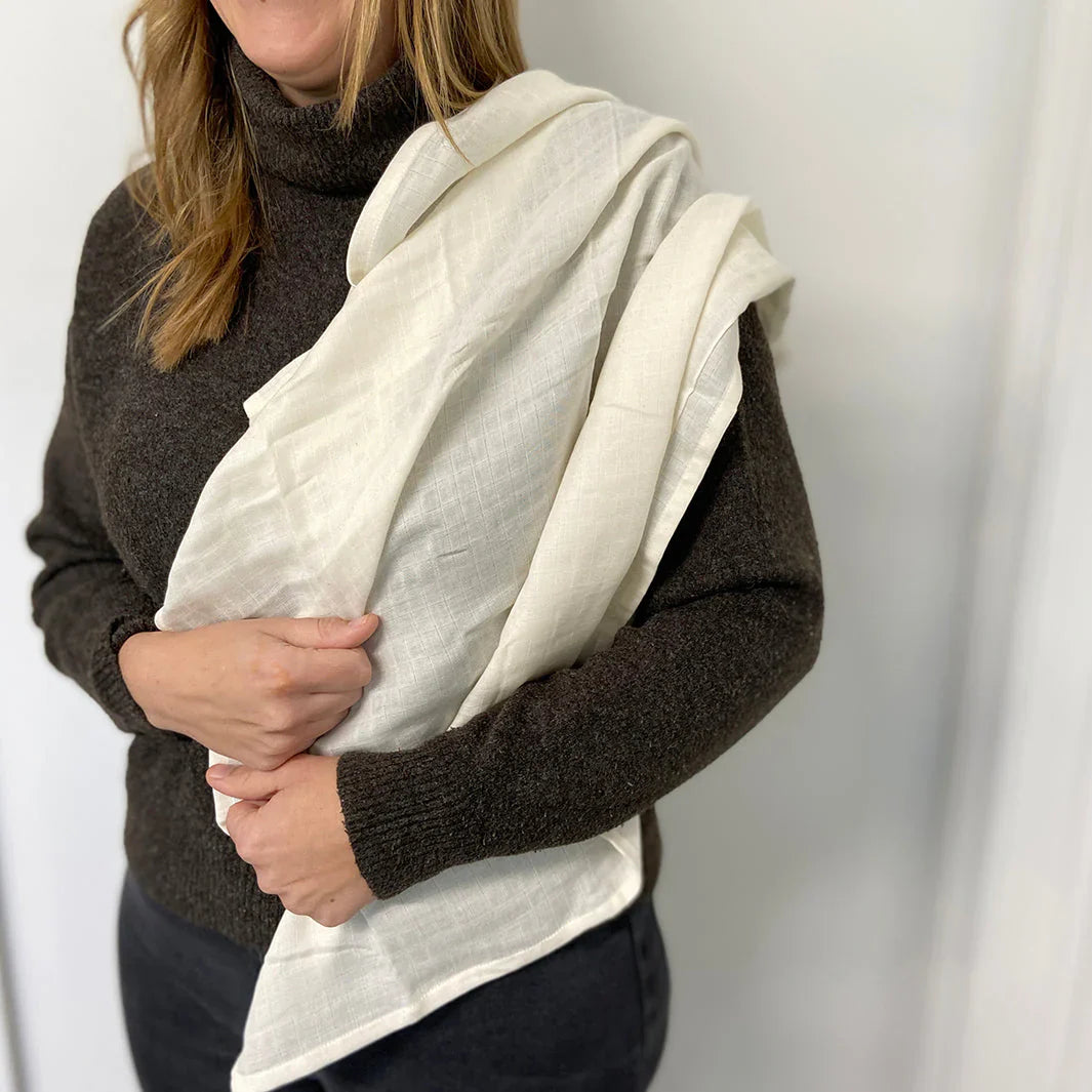 Organic Cotton Muslin Cloths - Natural - Pack of 3