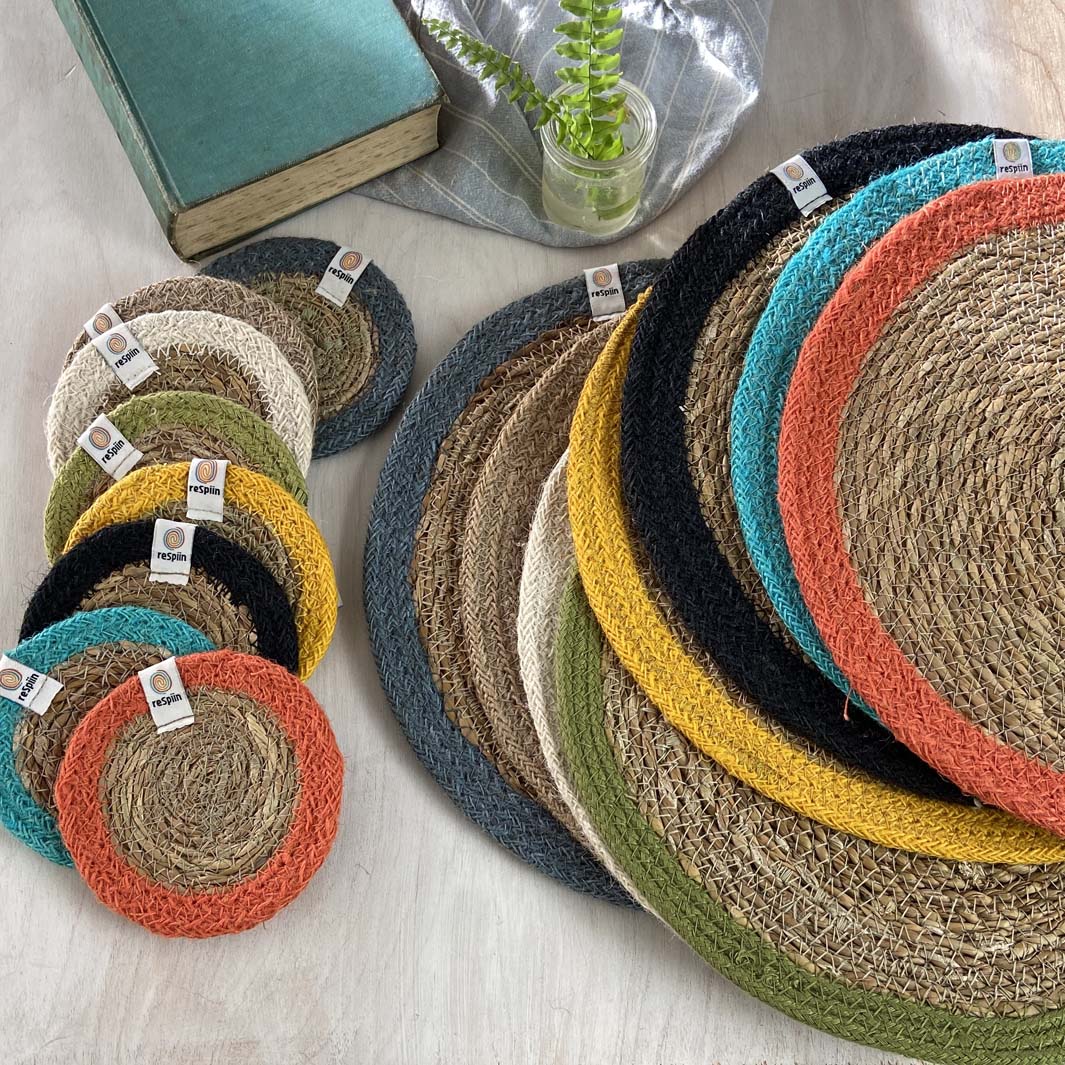 Seagrass & Jute Coaster