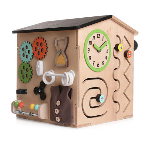 Wooden Busy Board House