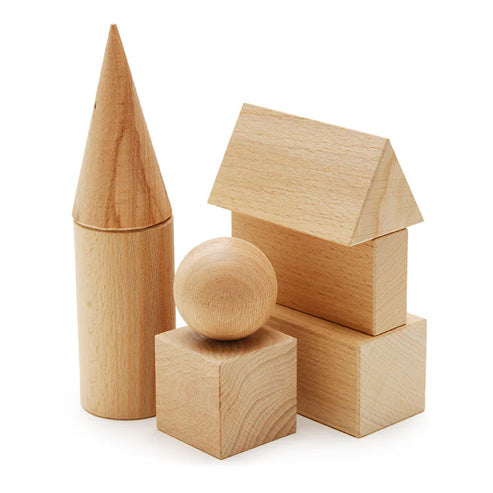 Wooden Geometric Shapes Set