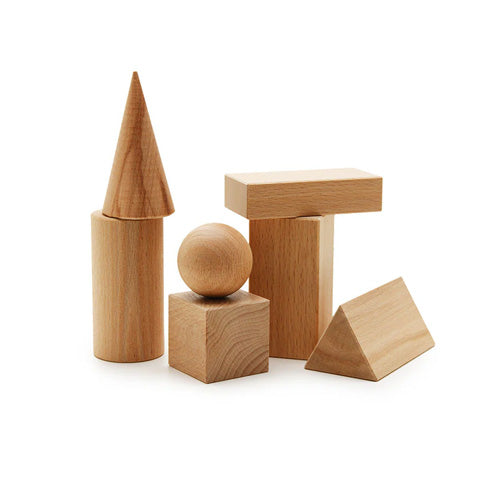 Wooden Geometric Shapes Set