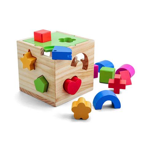 Wooden Shape Sorting Cube